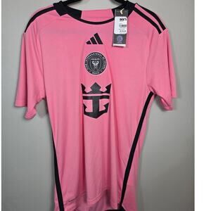 NWT Adidas Inter Miami CF 2024 Home Jersey Suarez #9 Pink Men’s Medium Slim Fit